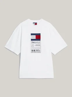T-Shirty*Tommy Hilfiger T-shirt Tommy X Mercedes F1 X CR Z Etykietką WHITE
