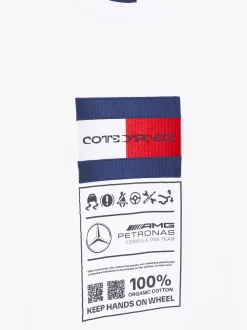 T-Shirty*Tommy Hilfiger T-shirt Tommy X Mercedes F1 X CR Z Etykietką WHITE