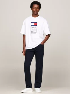 T-Shirty*Tommy Hilfiger T-shirt Tommy X Mercedes F1 X CR Z Etykietką WHITE
