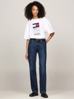 T-Shirty*Tommy Hilfiger T-shirt Tommy X Mercedes F1 X CR Z Etykietką WHITE