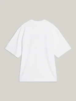 T-Shirty*Tommy Hilfiger T-shirt Tommy X Mercedes F1 X CR Z Logo Z Flagą WHITE