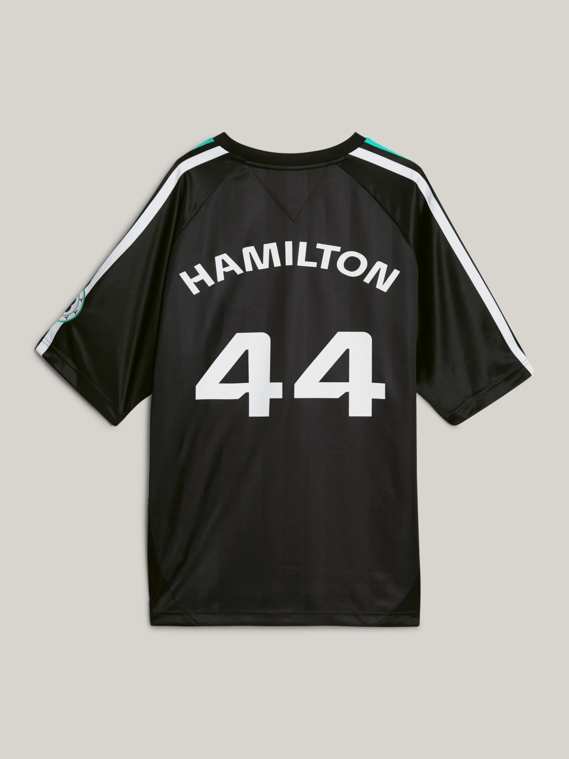 T-Shirty*Tommy Hilfiger T-shirt Tommy X Mercedes F1 X CR Lewis Hamilton BLACK