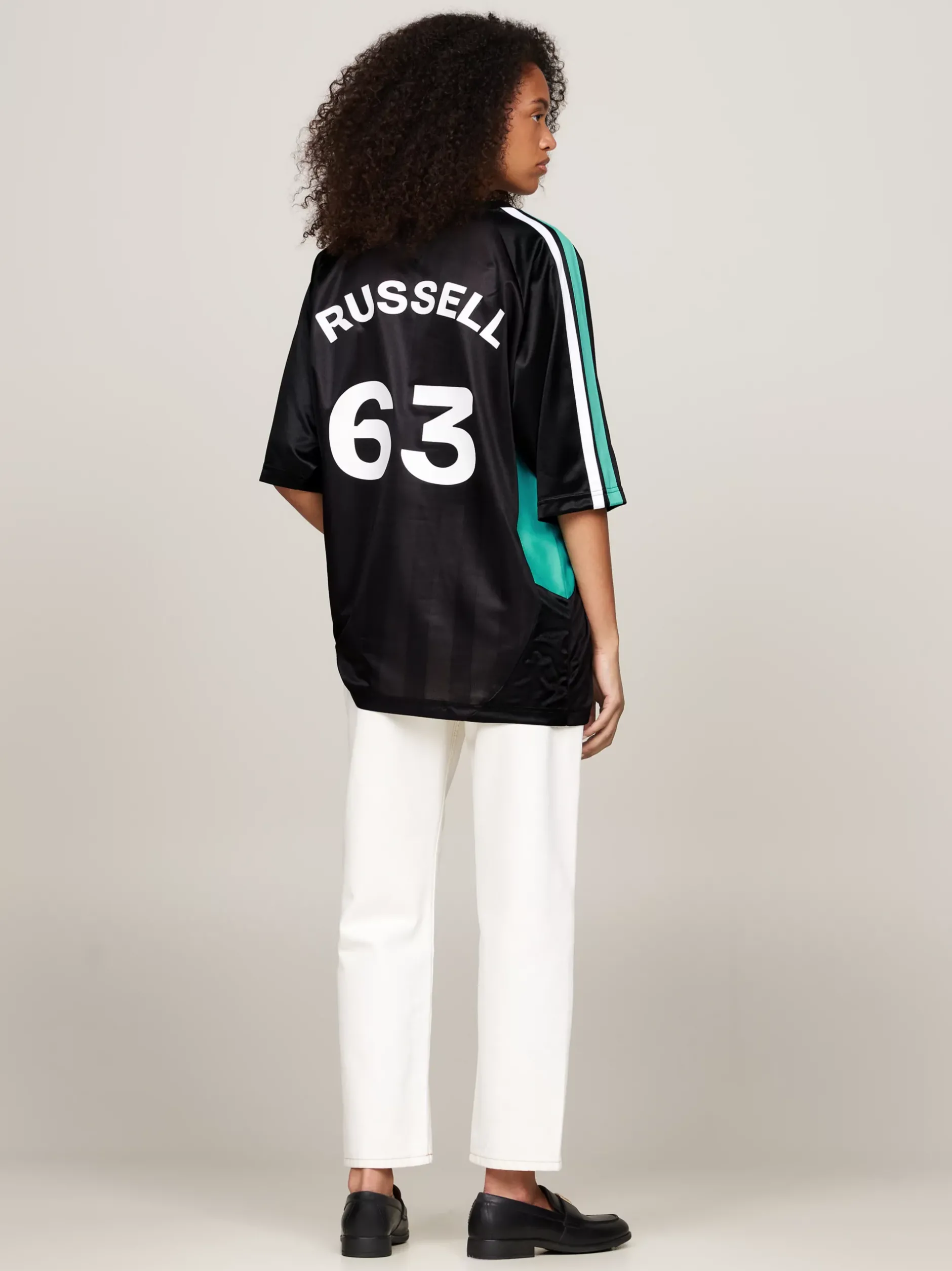 T-Shirty*Tommy Hilfiger T-shirt Tommy X Mercedes F1 X CR George Russell BLACK