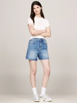 T-Shirty*Tommy Hilfiger T-shirt W Uczelnianym Stylu Z Logo Explorer ANCIENT WHITE