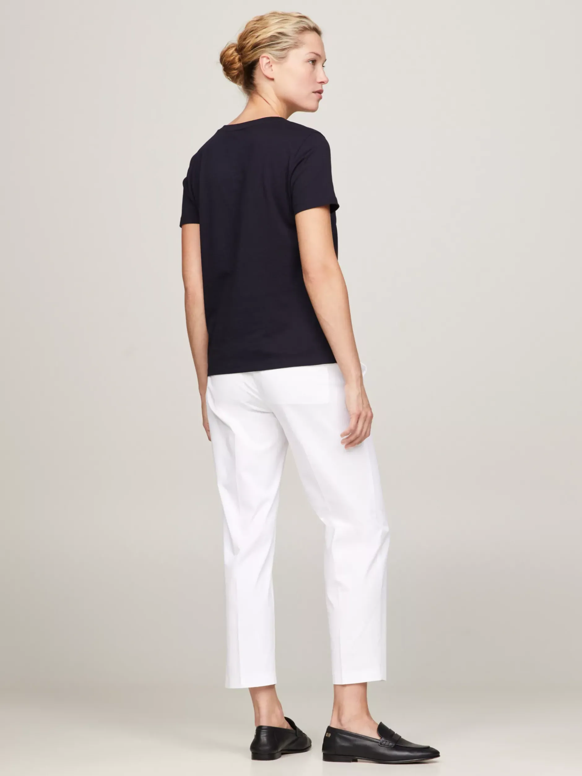 T-Shirty*Tommy Hilfiger T-shirt Z Bawełny Z Logo DESERT SKY