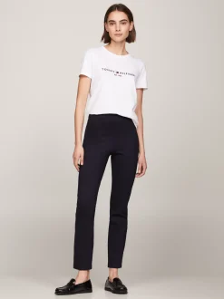 T-Shirty*Tommy Hilfiger T-shirt Z Bawełny Z Logo WHITE