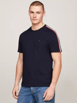 T-Shirty*Tommy Hilfiger T-shirt Z Cieniowanym Sygnowanym Wzorem DESERT SKY