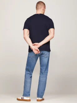 T-Shirty*Tommy Hilfiger T-shirt Z Cieniowanym Sygnowanym Wzorem DESERT SKY