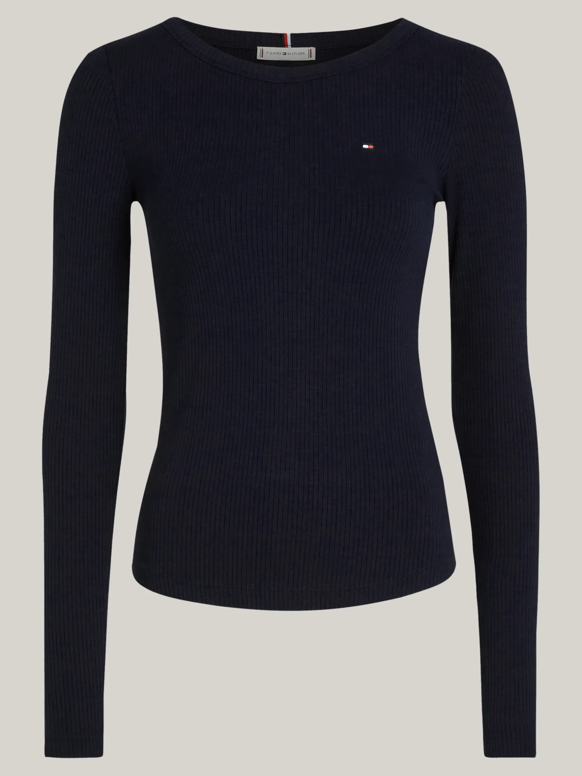 T-Shirty*Tommy Hilfiger T-shirt Z Długim Rękawem I Dekoltem W łódkę DESERT SKY