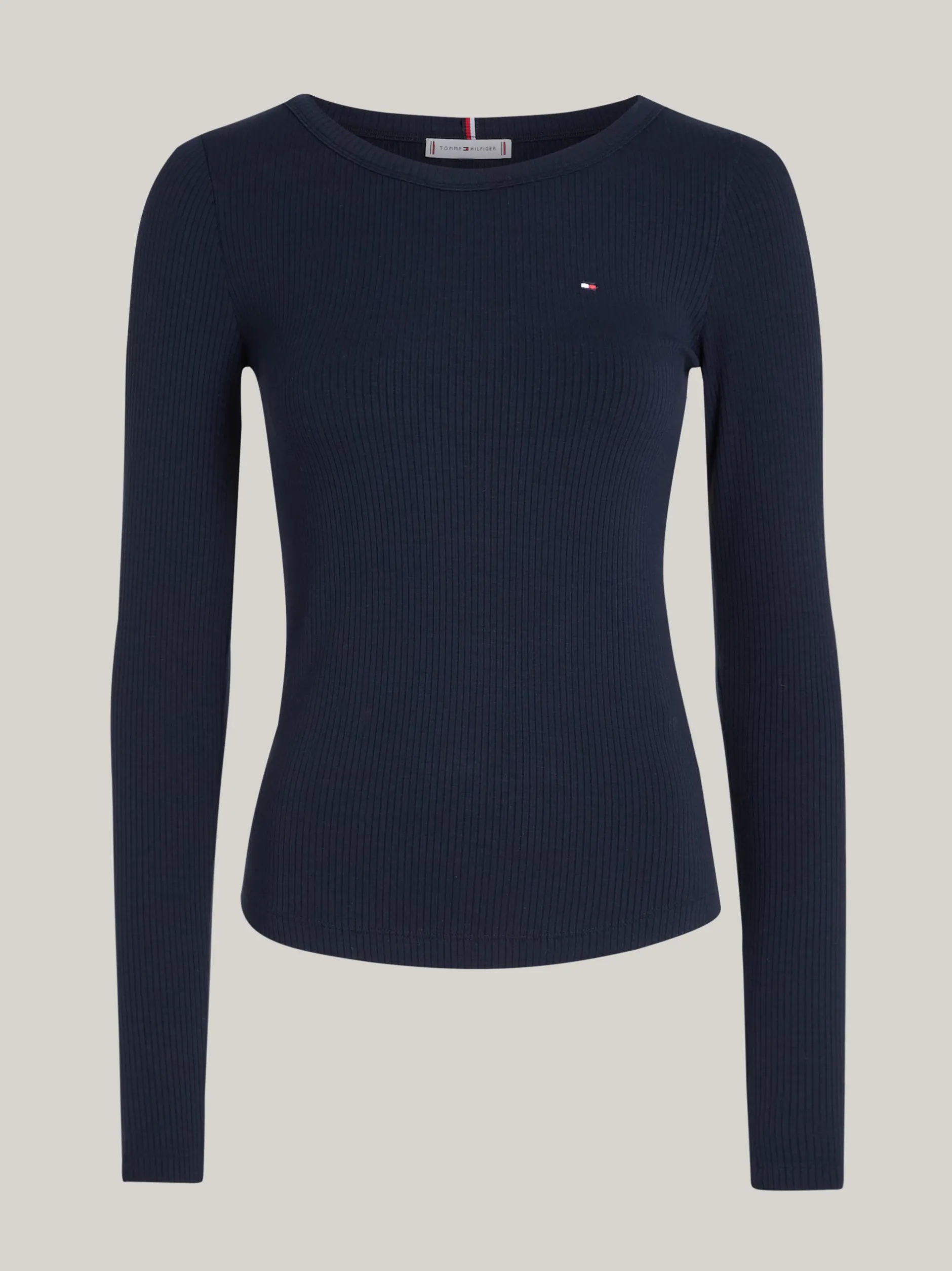 T-Shirty*Tommy Hilfiger T-shirt Z Długim Rękawem I Dekoltem W łódkę DESERT SKY