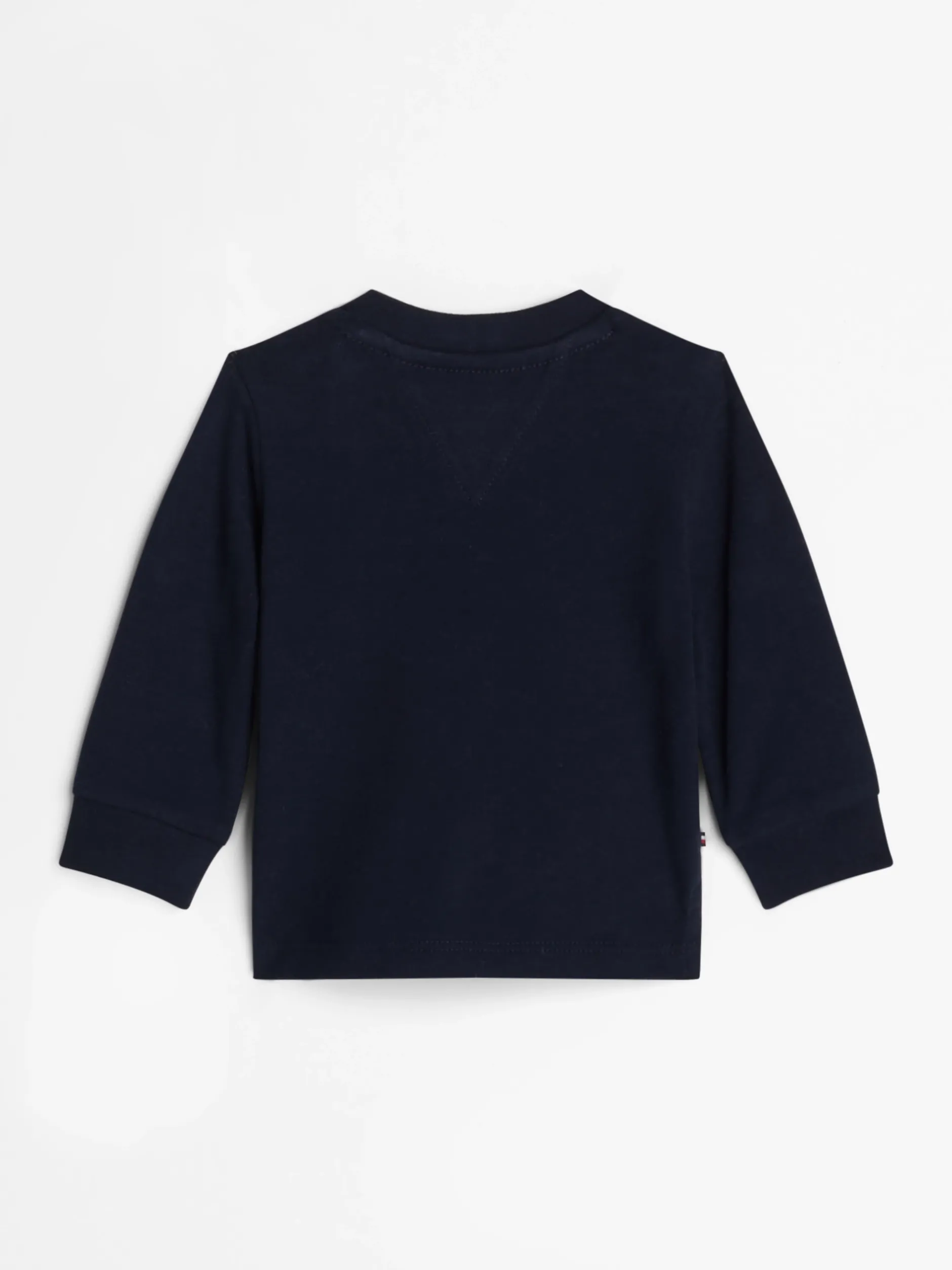 Dziewczynki|Chłopcy*Tommy Hilfiger T-shirt Z Długim Rękawem I Flokowanym Logo DESERT SKY