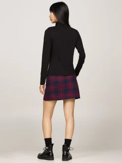 T-Shirty*Tommy Hilfiger T-shirt Z Długim Rękawem I Naszywką Tommy BLACK
