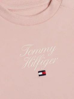 Dziewczynki|Chłopcy*Tommy Hilfiger T-shirt Z Długim Rękawem I Okrągłym Dekoltem SOFT ROSE