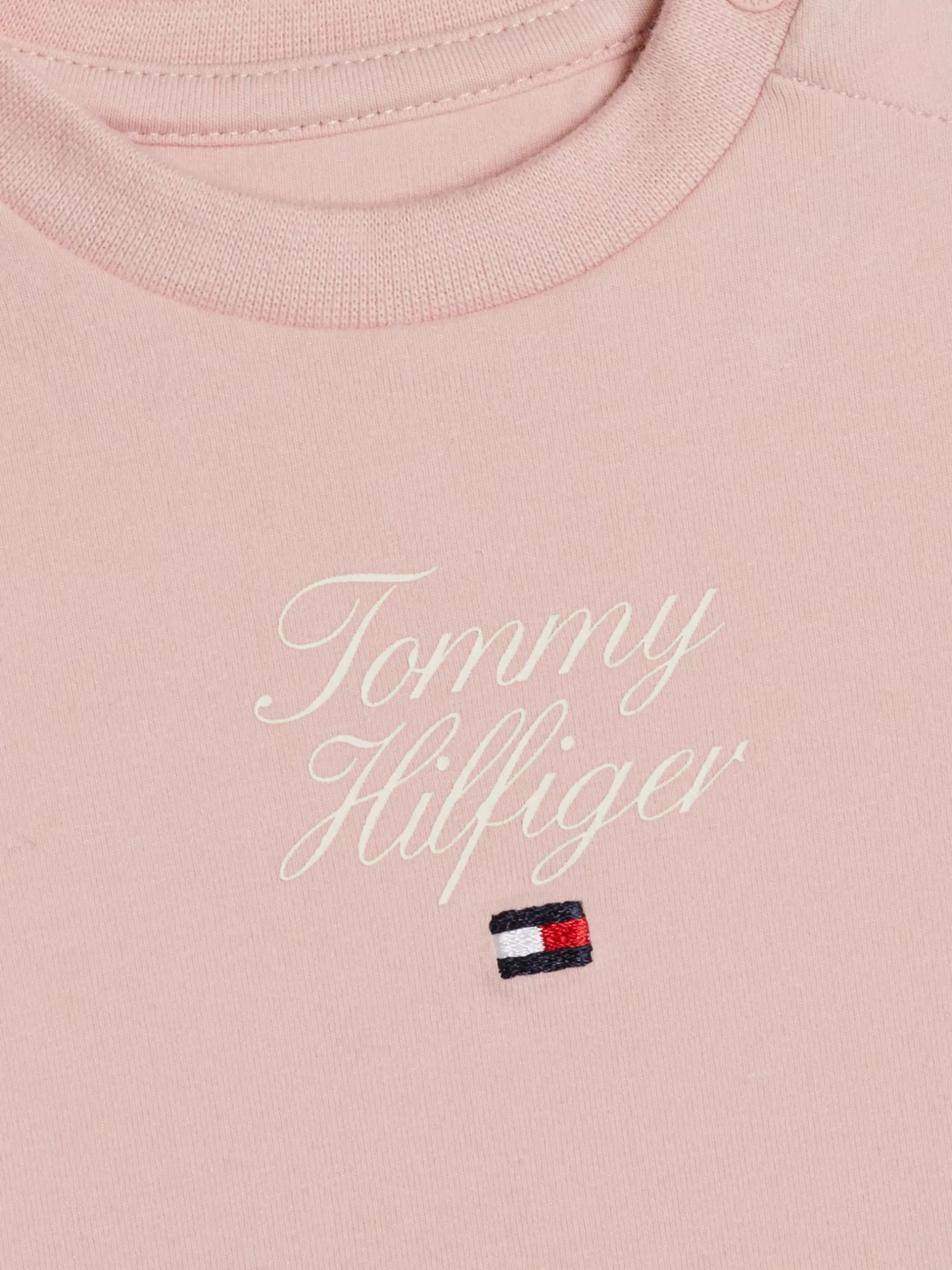 Dziewczynki|Chłopcy*Tommy Hilfiger T-shirt Z Długim Rękawem I Okrągłym Dekoltem SOFT ROSE
