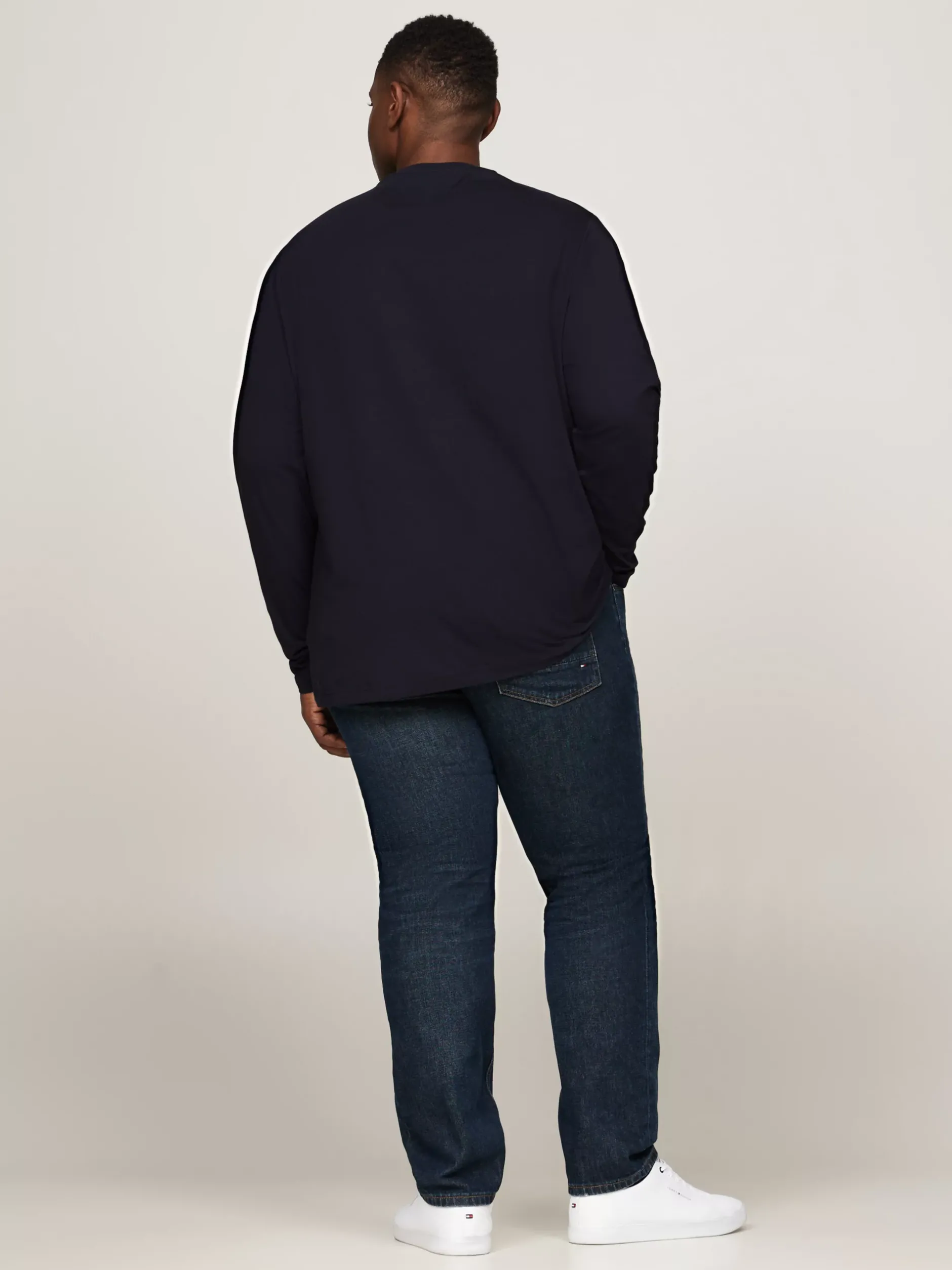 T-Shirty*Tommy Hilfiger T-shirt Z Długim Rękawem Z Kolekcji Plus DESERT SKY