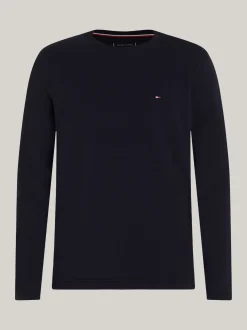 T-Shirty*Tommy Hilfiger T-shirt Z Długim Rękawem Z Kolekcji Plus DESERT SKY