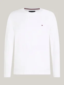 T-Shirty*Tommy Hilfiger T-shirt Z Długim Rękawem Z Kolekcji Plus WHITE