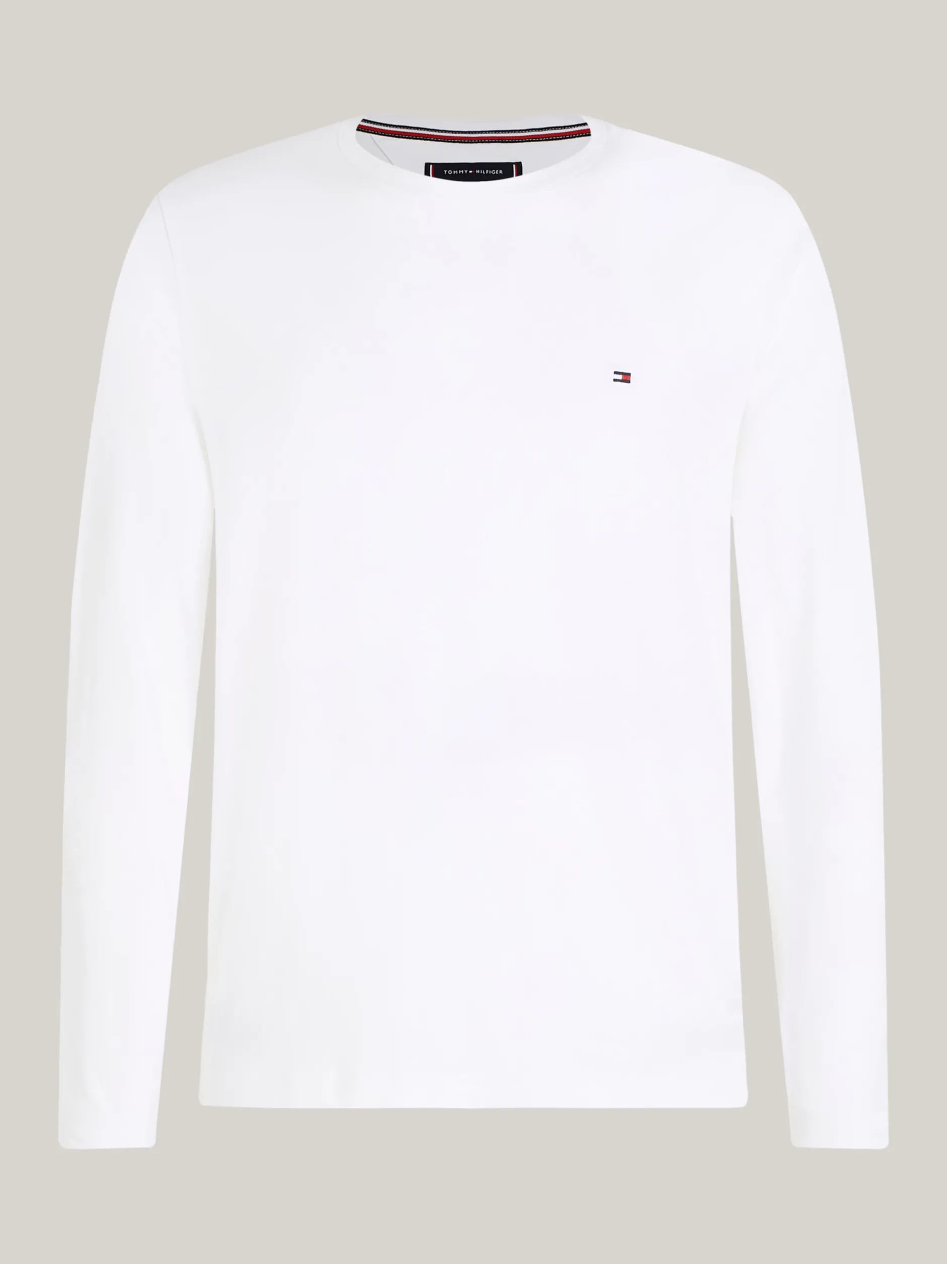 T-Shirty*Tommy Hilfiger T-shirt Z Długim Rękawem Z Kolekcji Plus WHITE