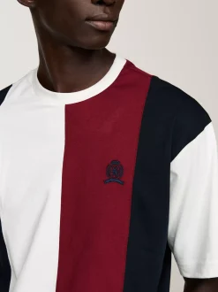 T-Shirty*Tommy Hilfiger T-shirt Z Emblematem I Blokami Kolorów MULTI