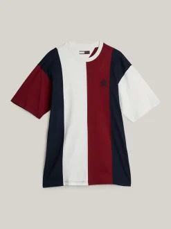 T-Shirty*Tommy Hilfiger T-shirt Z Emblematem I Blokami Kolorów MULTI