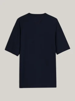 T-Shirty*Tommy Hilfiger T-shirt Z Kieszenią I Wyhaftowanym Emblematem DESERT SKY