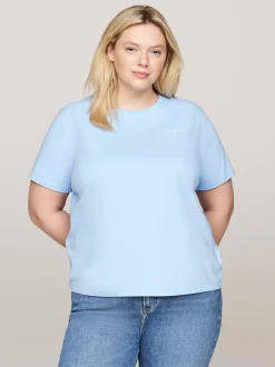 T-Shirty*Tommy Hilfiger T-shirt Z Kolekcji Curve 1985 Collection VESSEL BLUE