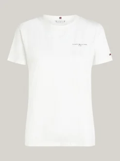 T-Shirty*Tommy Hilfiger T-shirt Z Kolekcji Curve 1985 Collection ECRU