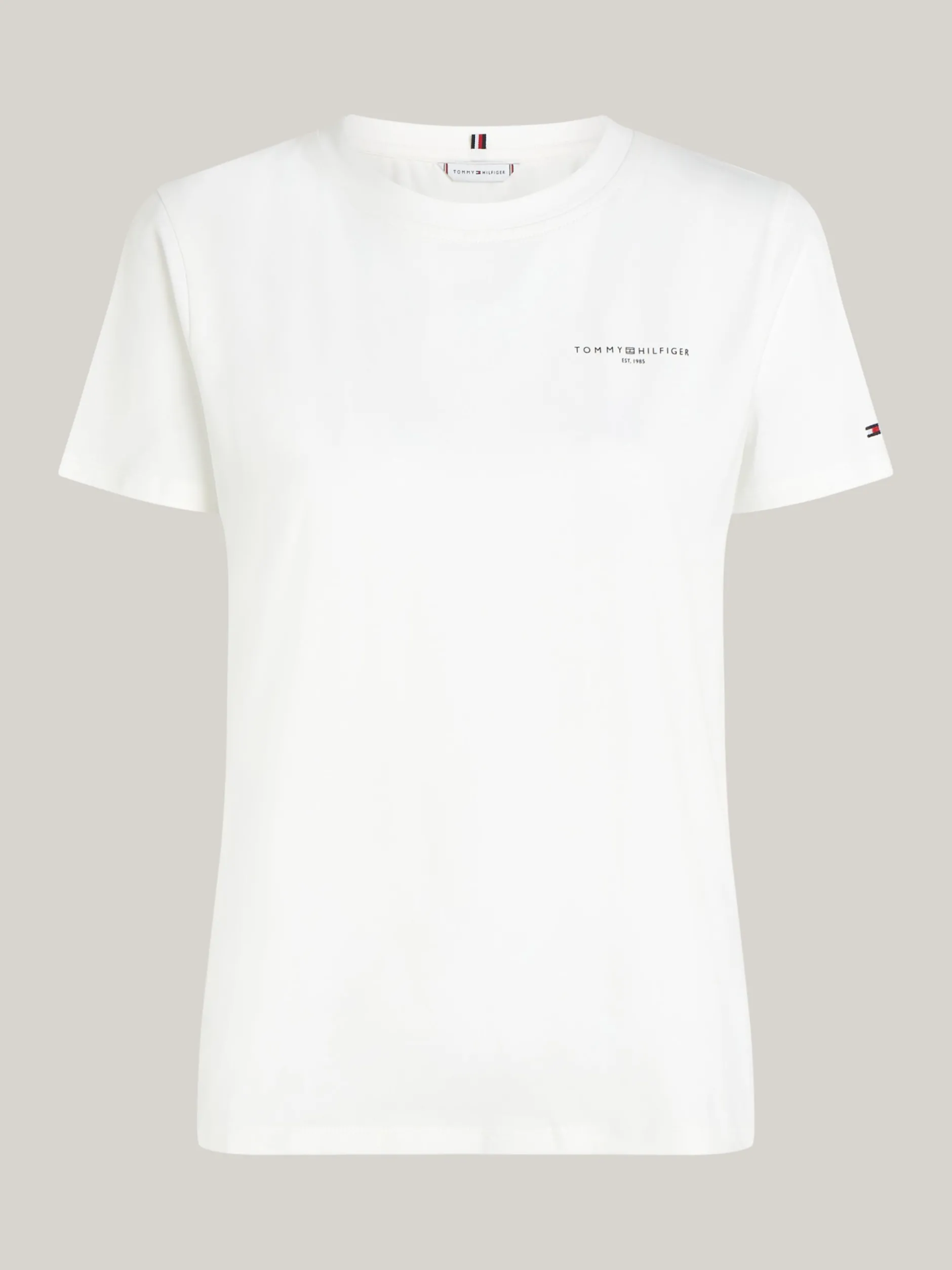 T-Shirty*Tommy Hilfiger T-shirt Z Kolekcji Curve 1985 Collection ECRU