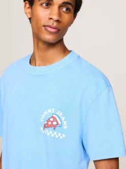 T-Shirty*Tommy Hilfiger T-shirt Z Kolekcji Plus Z Nadrukiem Z Tyłu WESTSIDE BLUE