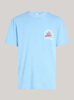 T-Shirty*Tommy Hilfiger T-shirt Z Kolekcji Plus Z Nadrukiem Z Tyłu WESTSIDE BLUE