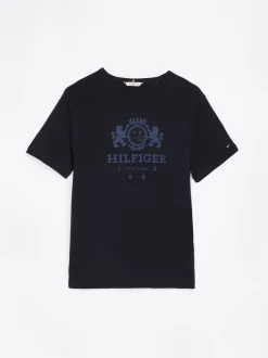 T-Shirty*Tommy Hilfiger T-shirt Z Kontrastowym Wykończeniem DESERT SKY