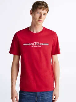 T-Shirty*Tommy Hilfiger T-shirt Z Logo PRIMARY RED