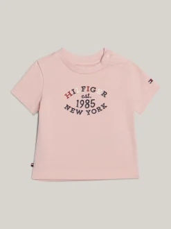 Dziewczynki|Chłopcy*Tommy Hilfiger T-shirt Z Logo Hilfiger Monotype SOFT ROSE