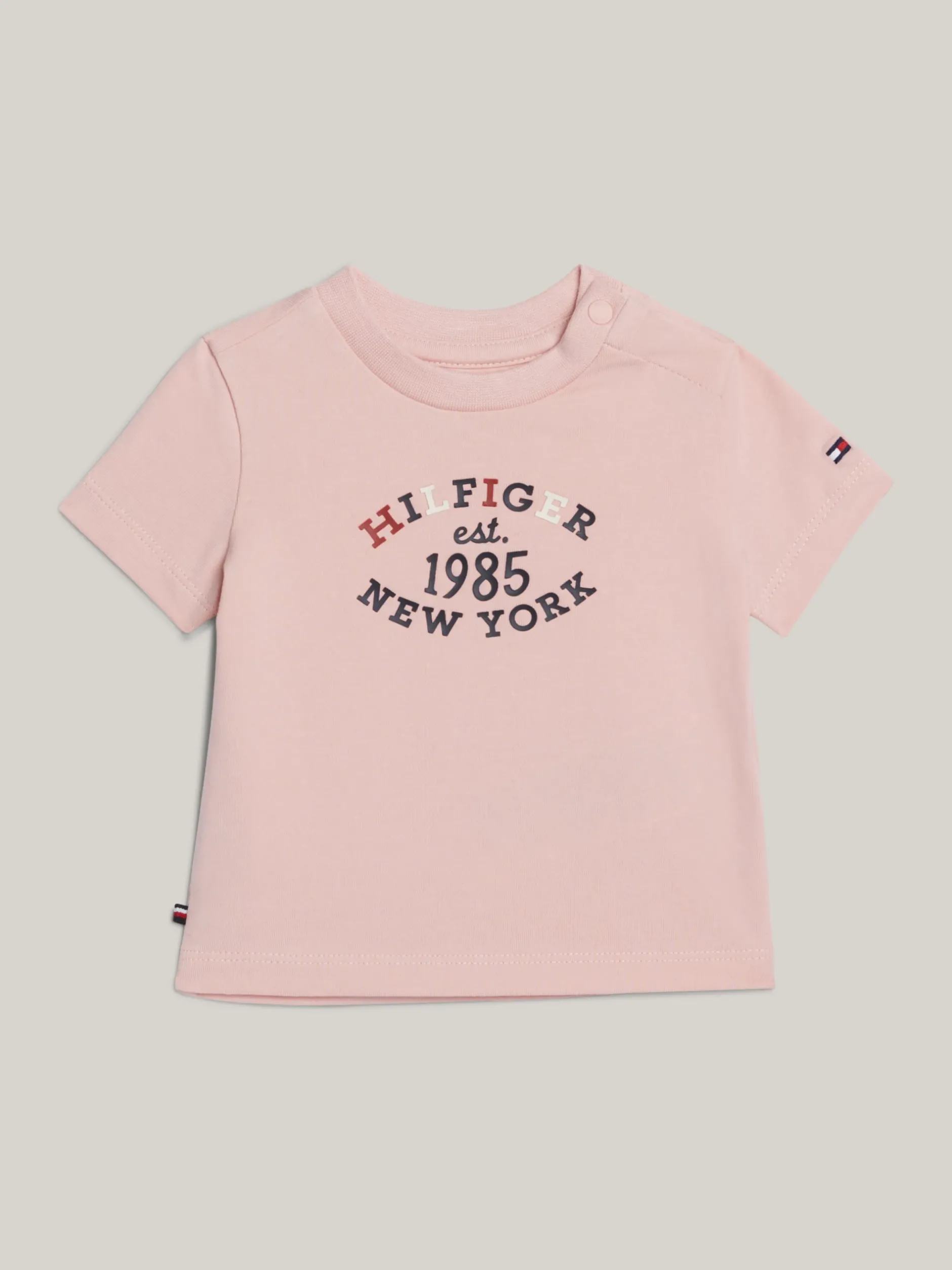 Dziewczynki|Chłopcy*Tommy Hilfiger T-shirt Z Logo Hilfiger Monotype SOFT ROSE