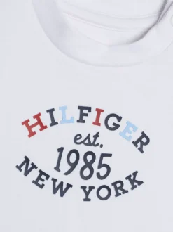 Dziewczynki|Chłopcy*Tommy Hilfiger T-shirt Z Logo Hilfiger Monotype WHITE