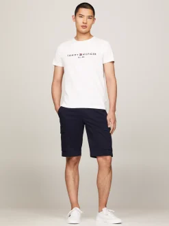T-Shirty*Tommy Hilfiger T-shirt Z Logo SNOW WHITE