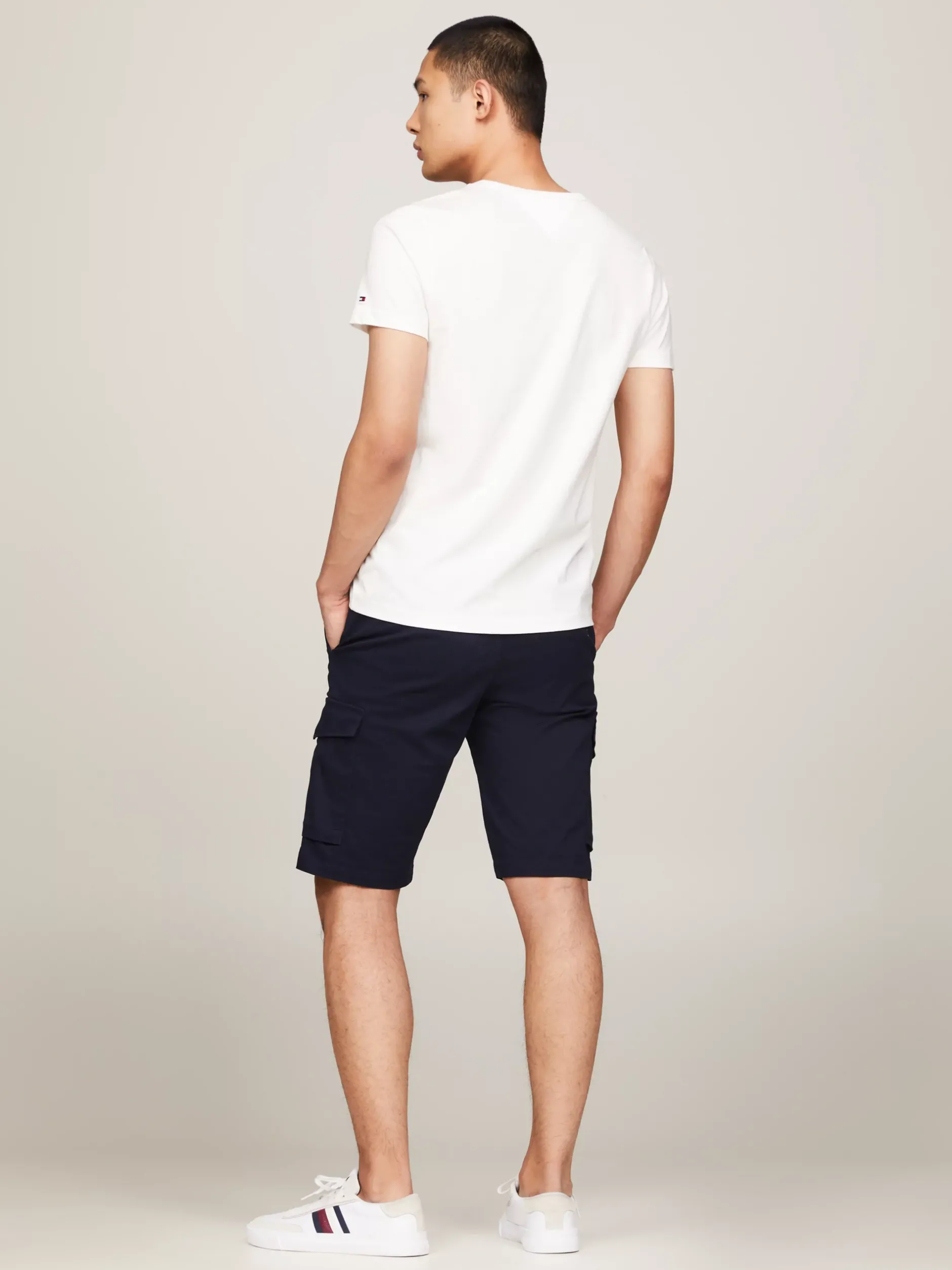 T-Shirty*Tommy Hilfiger T-shirt Z Logo SNOW WHITE