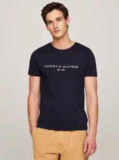 T-Shirty*Tommy Hilfiger T-shirt Z Logo SKY CAPTAIN