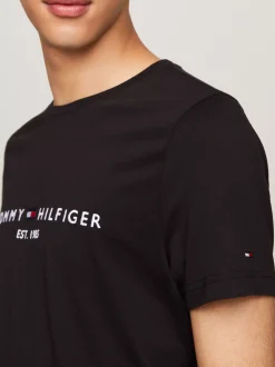 T-Shirty*Tommy Hilfiger T-shirt Z Logo JET BLACK