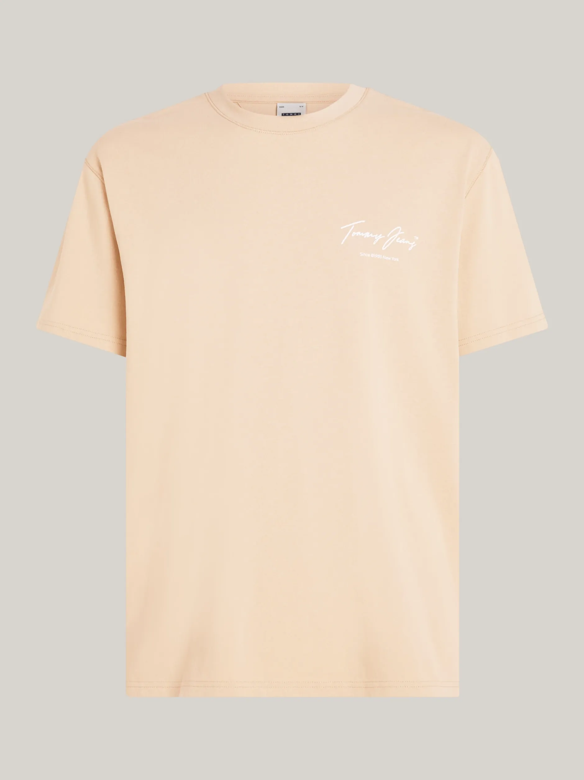 T-Shirty*Tommy Hilfiger T-shirt Z Logo Tommy Z Tyłu GENTLE GOLD