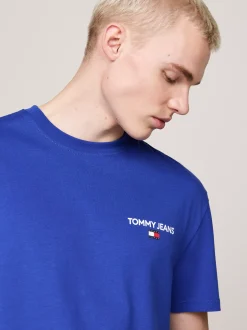 T-Shirty*Tommy Hilfiger T-shirt Z Logo Z Tyłu BRIGHT BLUE