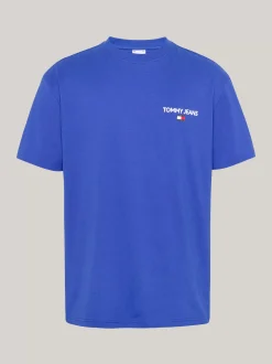 T-Shirty*Tommy Hilfiger T-shirt Z Logo Z Tyłu BRIGHT BLUE