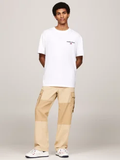 T-Shirty*Tommy Hilfiger T-shirt Z Logo Z Tyłu WHITE
