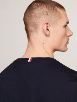T-Shirty*Tommy Hilfiger T-shirt Z Monotypowym Logo Hilfiger DESERT SKY