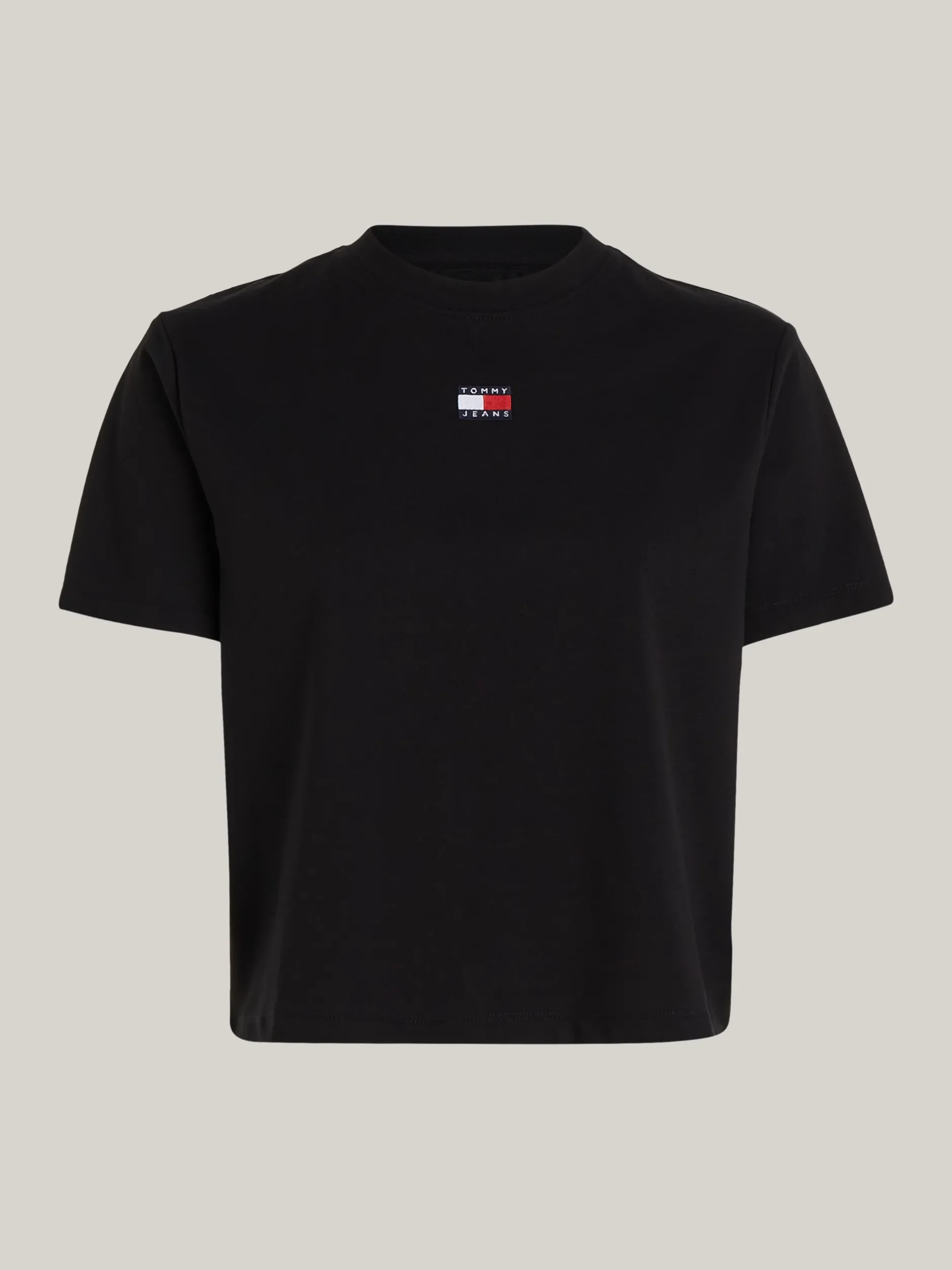 T-Shirty*Tommy Hilfiger T-shirt Z Okrągłym Dekoltem BLACK