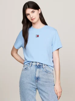 T-Shirty*Tommy Hilfiger T-shirt Z Okrągłym Dekoltem WESTSIDE BLUE