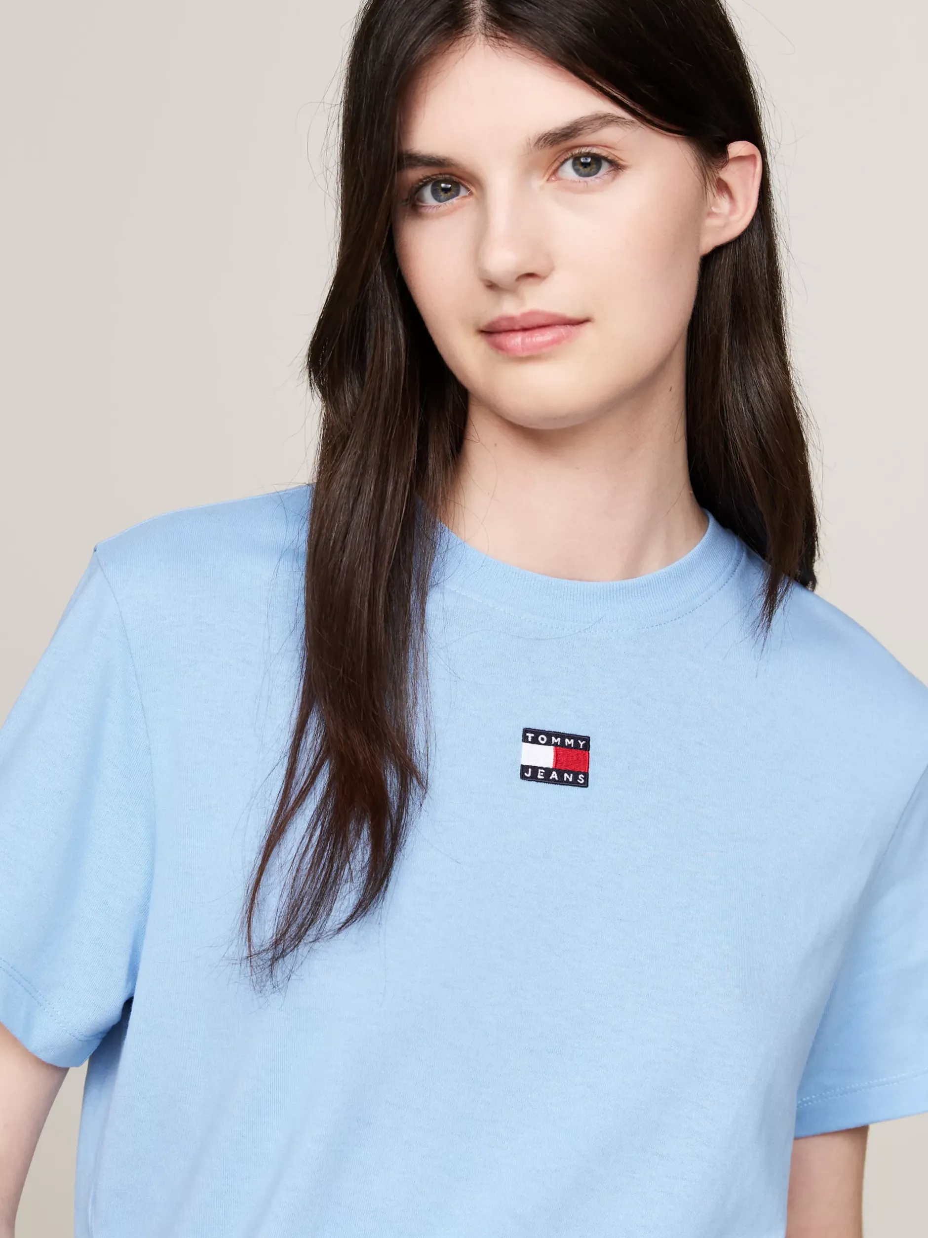 T-Shirty*Tommy Hilfiger T-shirt Z Okrągłym Dekoltem WESTSIDE BLUE