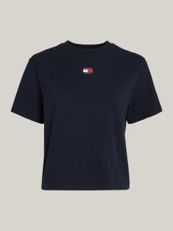 T-Shirty*Tommy Hilfiger T-shirt Z Okrągłym Dekoltem DARK NIGHT NAVY