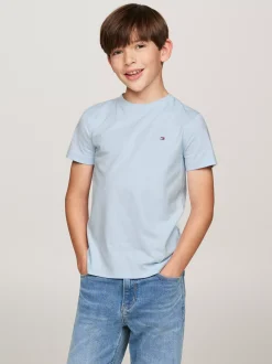 T-Shirty I Koszulki Polo*Tommy Hilfiger T-shirt Z Okrągłym Dekoltem BREEZY BLUE