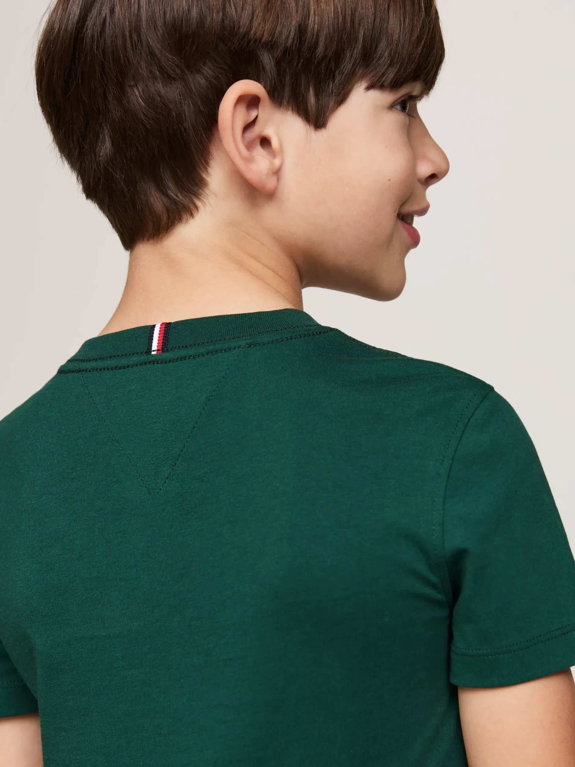 T-Shirty I Koszulki Polo*Tommy Hilfiger T-shirt Z Okrągłym Dekoltem ORNAMENTAL GREEN